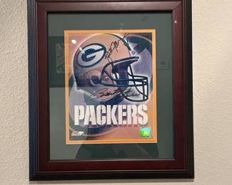 Authenticated Brett Favre & Bart Starr signed picture