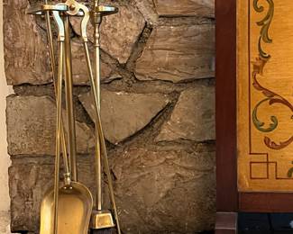 Fireplace tool sets