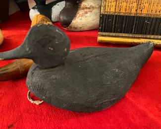 Antique wood decoy