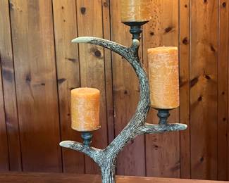 Horn candlelabra