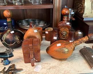 Leather Decanters