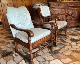 Two Antique armchairs