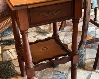 Vintage tile top table  