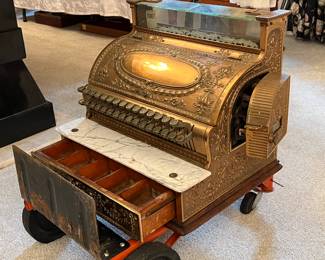 Antique National cash register as is