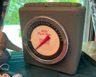 Vintage Liquor Meter