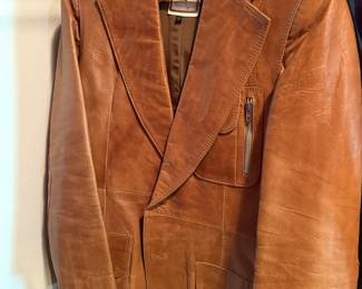 Vintage Leather Jacket - Where's the Disc?
