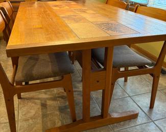 Danish Teak Table & Chairs
