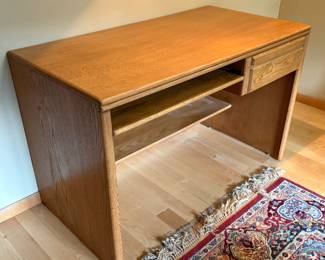 Oak Modern Office Desk 