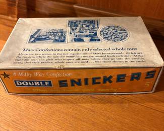 Vintage Double Snickers Box 