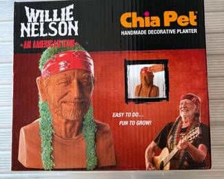 Willie Nelson Chia Pet