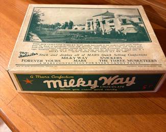 Vintage Milky Way Candy Bars Box