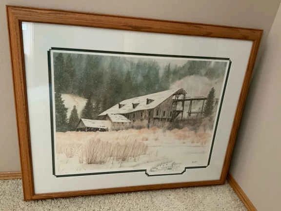 Large Jon Crane Falling Giant Artist Proof with COA