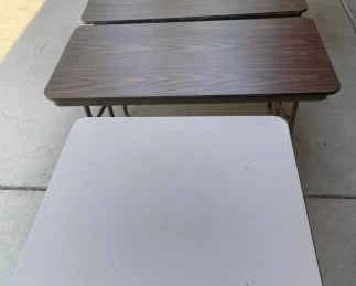 Four Folding Tables