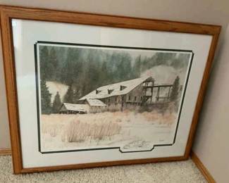 Large Jon Crane Falling Giant Artist Proof with COA