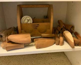 Esquire Footman Deluxe Caddy Box, Shoe Trees Shoe Stretcher