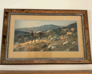 Large Signed Numbered Nancy Glazier High Country Print with COA
