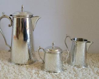 Queen Art Pewter Tea Set