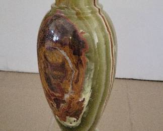 Onyx Green Brown Vase