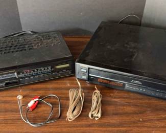 Five Disk CD Player Realistic Stereo Receiver