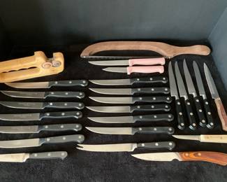 German Wusthot Dreizack Knives with Sharpener, J.A. Henckels International Knives from Spain More