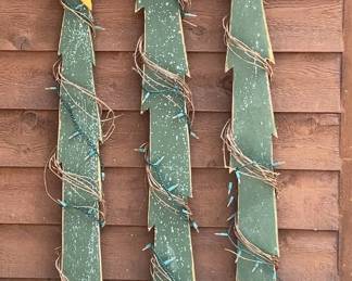 Three Wood Holiday Trees