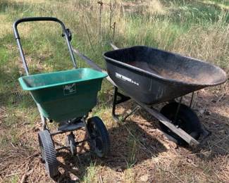 True Temper Wheel Barrel Y.E.S. Seed Spreader