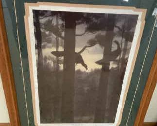 Signed Numbered Les C. Kouba Koubas Roost Print
