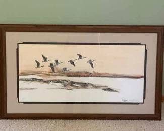 Large Signed Numbered Michael D. Dunn Print