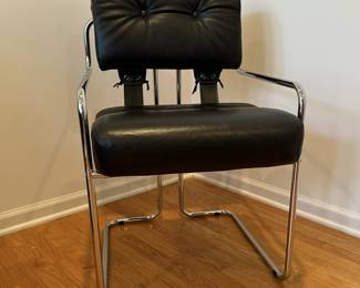 Alternate view - Pair of Guido Faleschini Tucroma Pace Chairs. Available for presale. Measures 32"H x 21"W x 26"D.