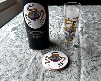 VINTAGE RITZENHOFF GERMAN BEER GLASS FLUTE
