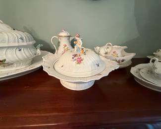 HUGE MEISSEN CHINA SET