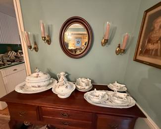 HUGE MEISSEN CHINA SET