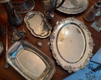 HUGE COLLECTION OF STERLING SILVER PIECES