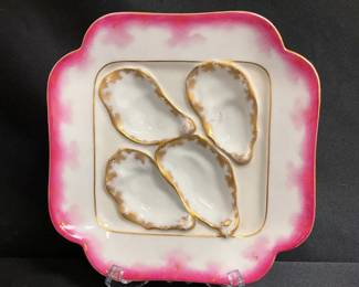 Limoges Oyster Plate
