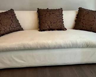 R. Jones White Sofa