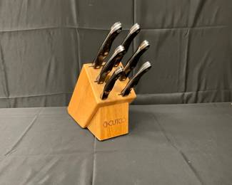 Cutco Knives with Block