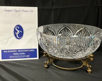 Sculptured Crystal Bowl