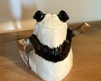 Vintage Crown Dorsett Panda Teapot - back view