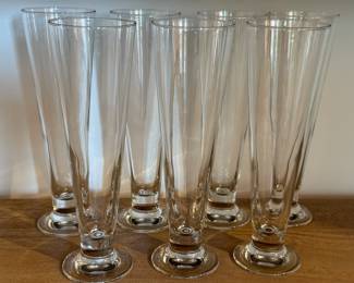 Set of 7 Pilsner Beer Glasses