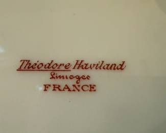 Stamp on back of the Limoges Rose Spray 16in Oval Platter.