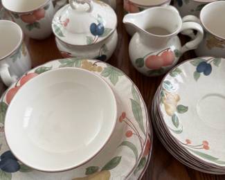Set of Mikasa Country Fruit Panarama