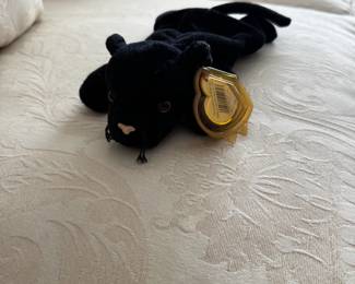Retired Beanie Baby Black Velvet Panther