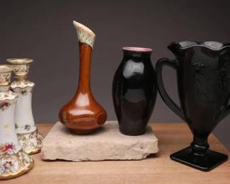 Vintage And Antique Vases, Candlesticks (5)