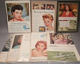 Mid-20th Century Beauty Ads Collection