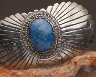 Navajo Sterling Silver Hair Tie 29.36g