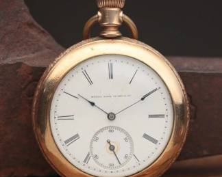 Antique Elgin 14K Gold Pocket Watch 116.69g