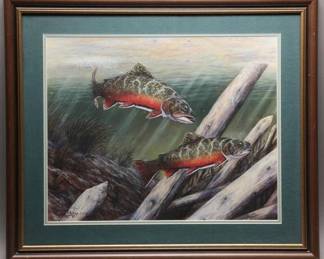 Ronnie Holze Print “Twilight on the Beaver Pond”