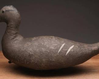 Vintage Leather Duck Decoy