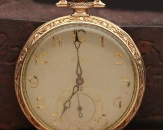 Antique Elgin 14k Gold Pocket Watch 57.94g