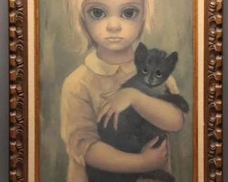 Margaret Keane Big Eyes “Stray” Print 1960s